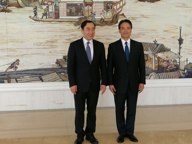 趙海山副市長會見日本瑞穗金融集團(tuán)公司常務(wù)執(zhí)行董事寺本禎治一行